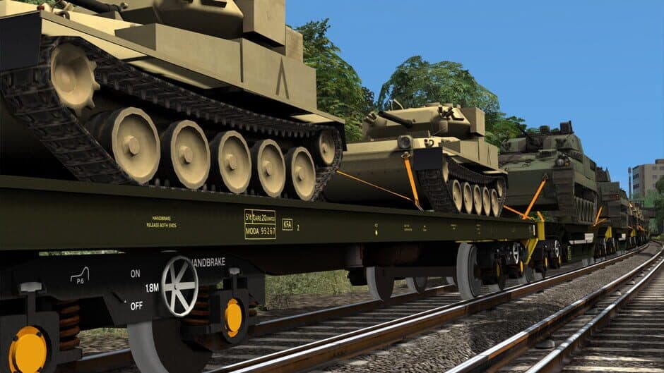 Скриншот 3 из Train Simulator: UK Military Wagon Pack