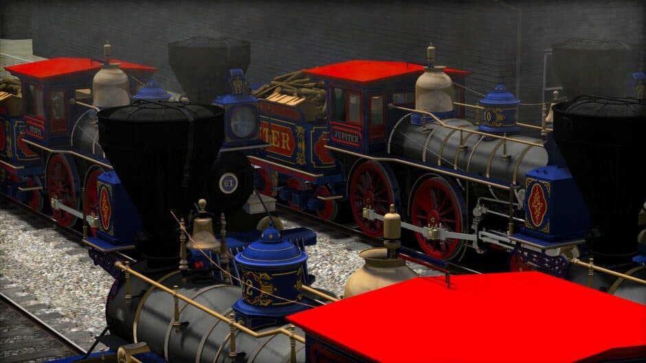 Скриншот 4 из Train Simulator 2021: CPRR 4-4-0 No. 60 'Jupiter' Steam Loco