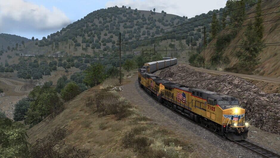 Скриншот 1 из Train Simulator: Tehachapi Pass: Mojave - Bakersfield Route Add-On