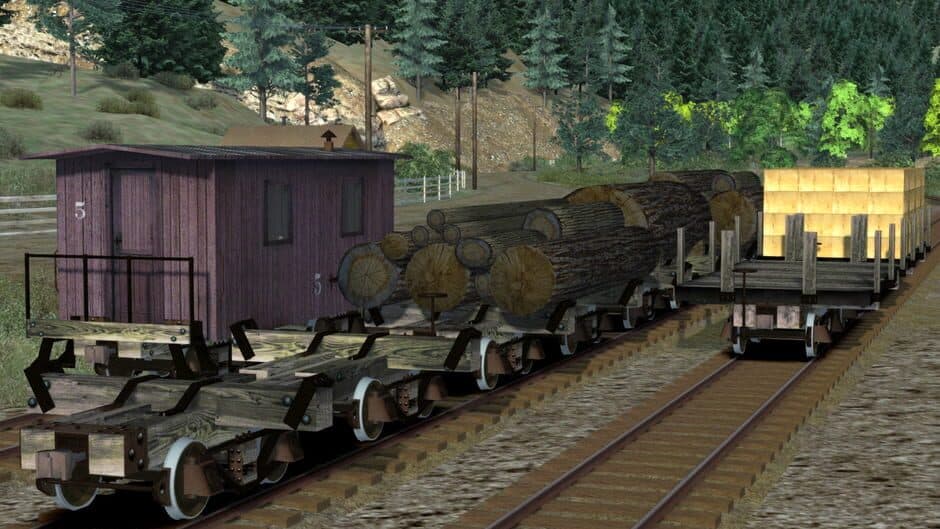Скриншот 7 из Train Simulator: Clear Creek Log & Lumber Expansion Pack Add-On