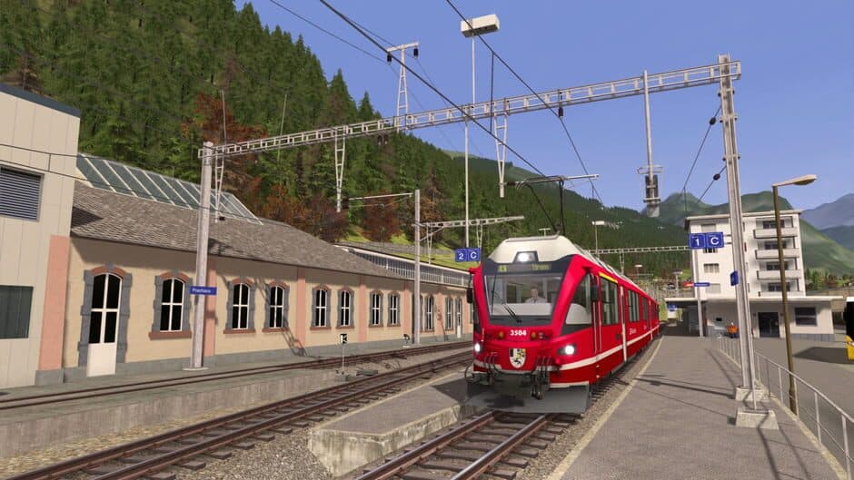 Скриншот 8 из Train Simulator 2021: Bernina Pass - St Moritz: Poschiavo Route