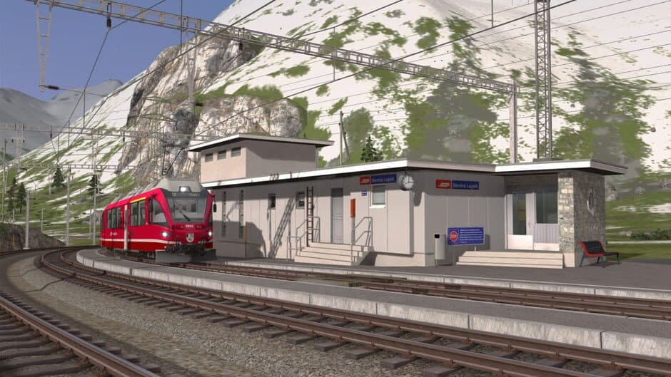 Скриншот 6 из Train Simulator 2021: Bernina Pass - St Moritz: Poschiavo Route