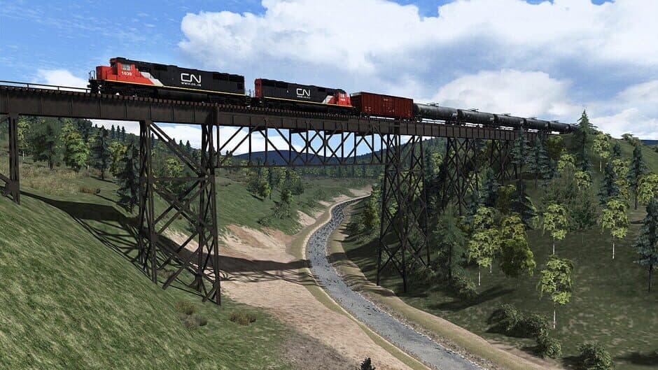 Скриншот 2 из Train Simulator: Canadian National SD70 Loco Add-On
