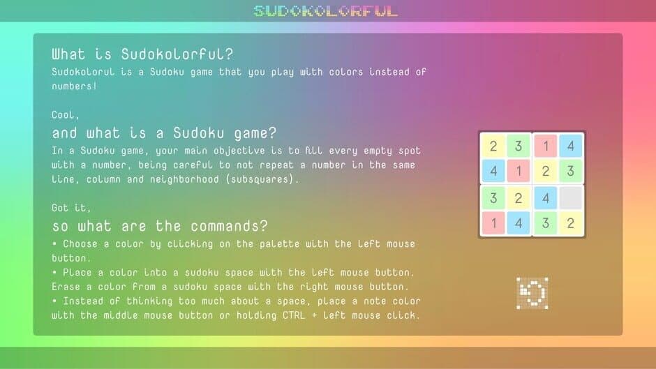 Скриншот 1 из Sudokolorful