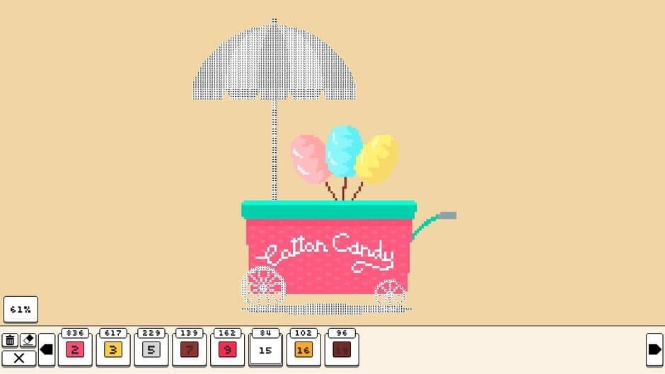 Скриншот 2 из Coloring Pixels: Amusement Park Pack