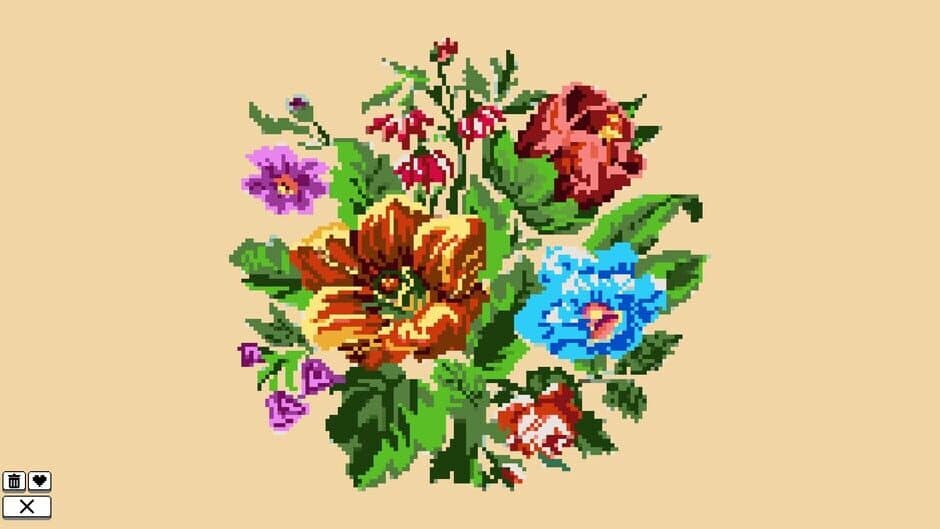 Скриншот 2 из Coloring Pixels: Flowers Pack