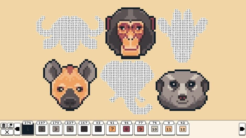 Скриншот 1 из Coloring Pixels: Safari Pack