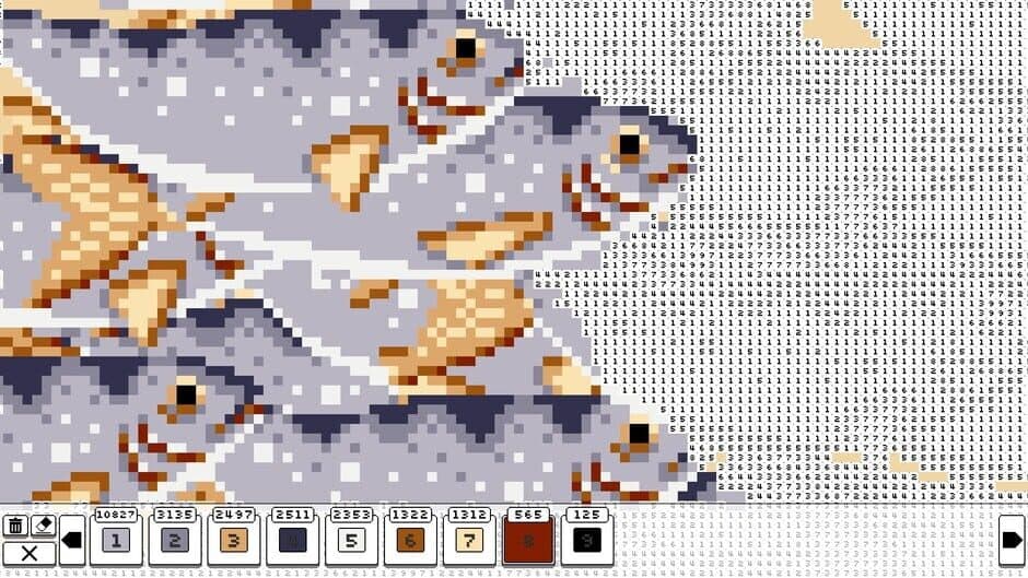 Скриншот 1 из Coloring Pixels: Marine Life Pack