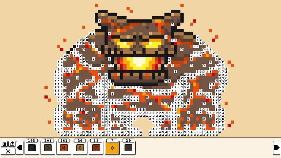 Скриншот 2 из Coloring Pixels: Monsters Pack