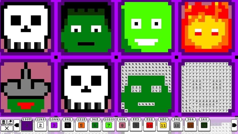 Скриншот 2 из Coloring Pixels: Halloween Pack