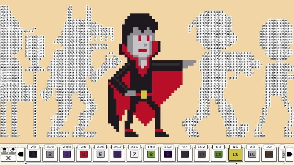 Скриншот 3 из Coloring Pixels: Monsters Pack