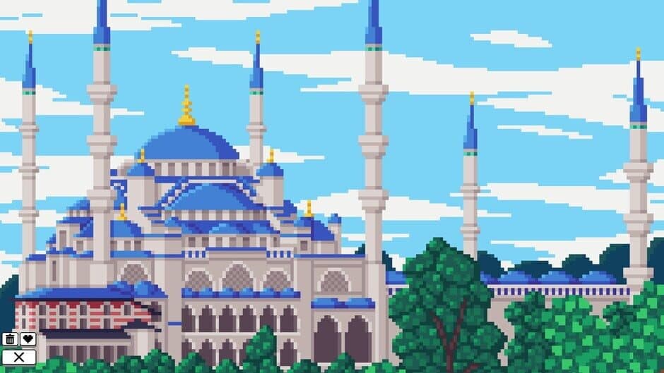 Скриншот 5 из Coloring Pixels: Landmarks Pack