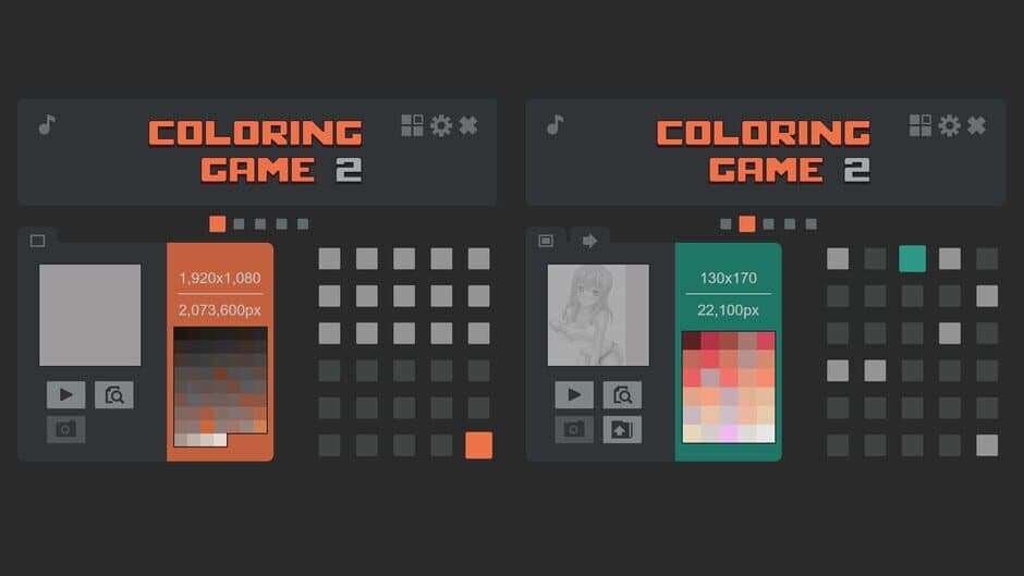 Скриншот 4 из Coloring Game 2: Deluxe Edition