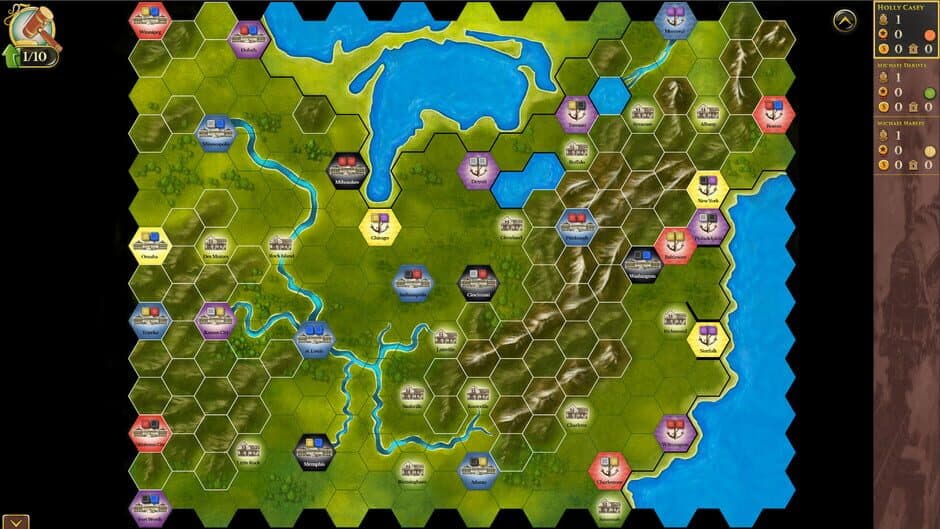 Скриншот 1 из Steam: Rails to Riches - USA-Canada Map