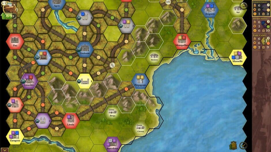 Скриншот 2 из Steam: Rails to Riches - Carcassonne Map
