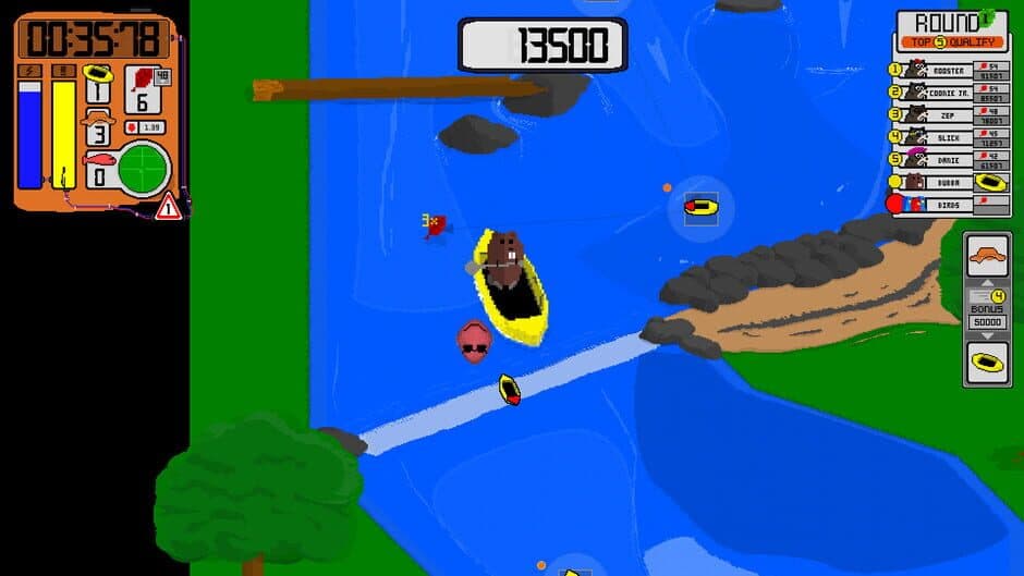 Скриншот 2 из Beaver Fun River Run: Steam Edition