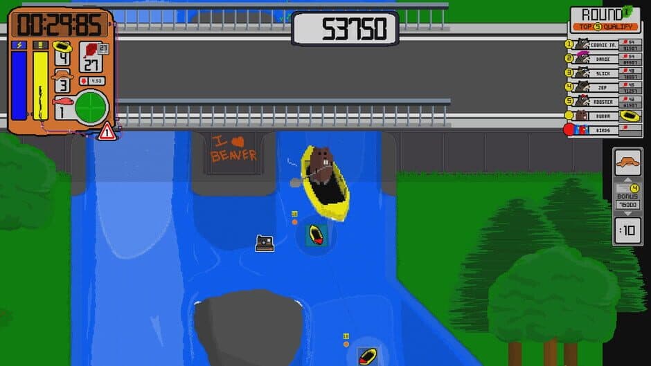 Скриншот 3 из Beaver Fun River Run: Steam Edition