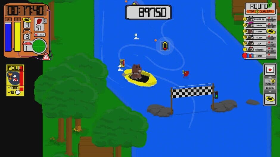 Скриншот 8 из Beaver Fun River Run: Steam Edition