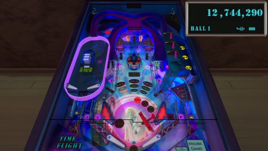 Скриншот 2 из Malzbie's Pinball Collection: Time Flight