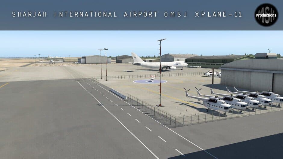 Скриншот 12 из X-Plane 11: MSK Productions - Sharjah Intl Airport