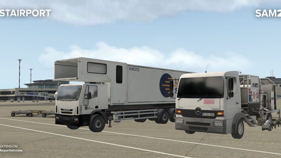 Скриншот 3 из X-Plane 11: SAM Airport Vehicles
