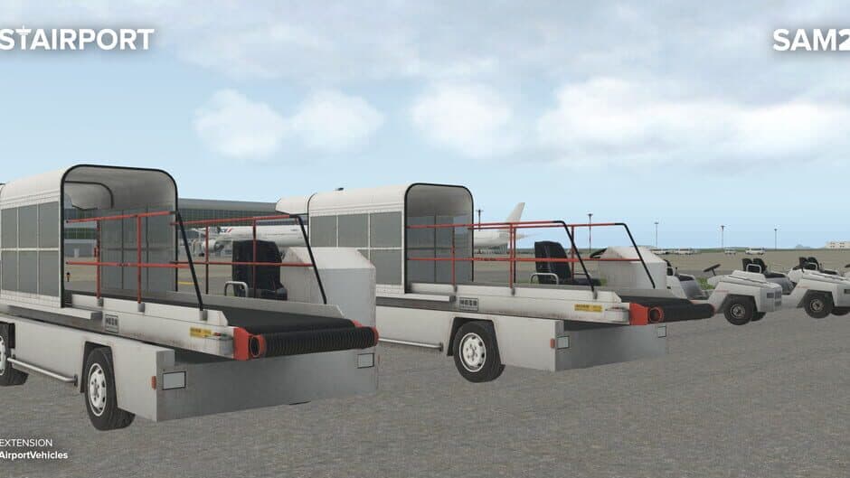 Скриншот 5 из X-Plane 11: SAM Airport Vehicles