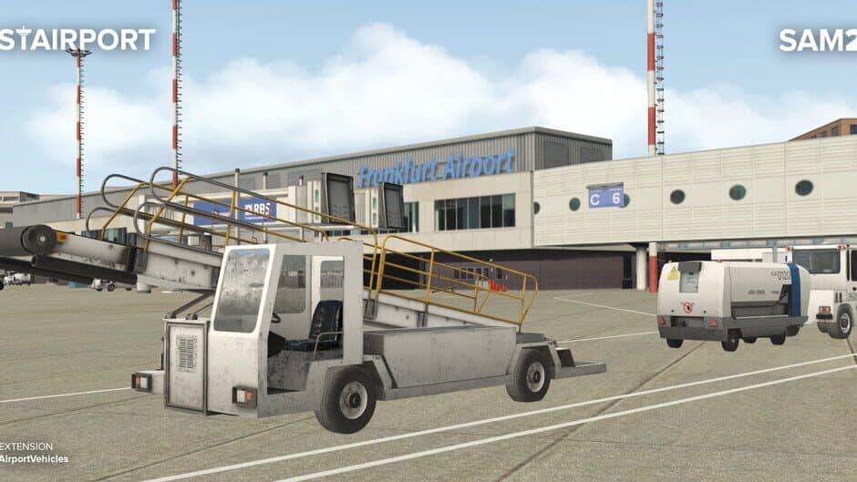Скриншот 6 из X-Plane 11: SAM Airport Vehicles