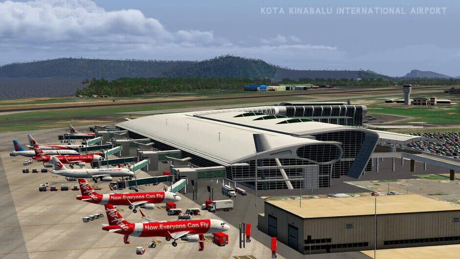 Скриншот 7 из X-Plane 11: JustAsia - WBKK: Kota Kinabalu Airport