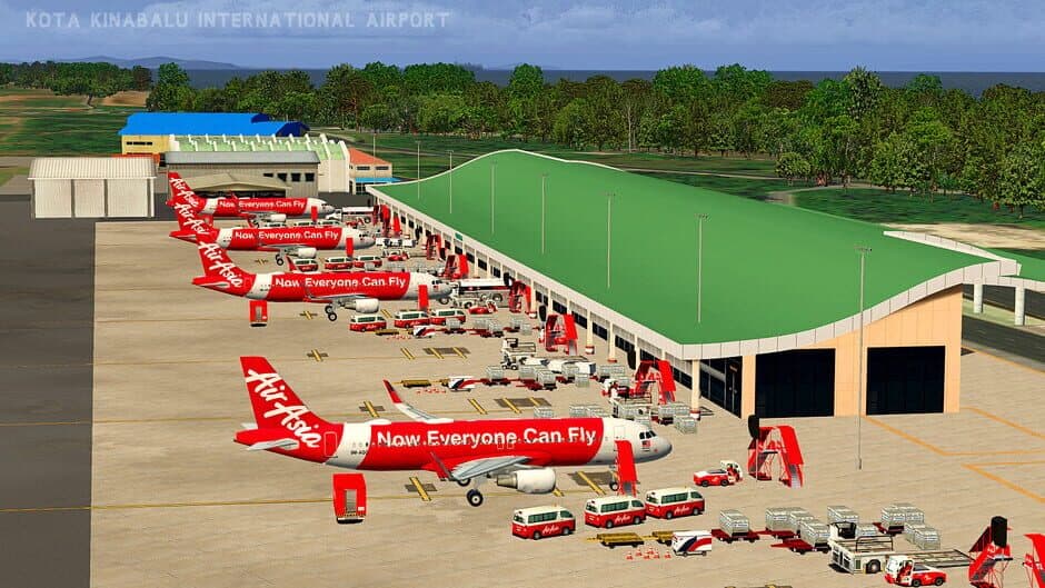 Скриншот 3 из X-Plane 11: JustAsia - WBKK: Kota Kinabalu Airport