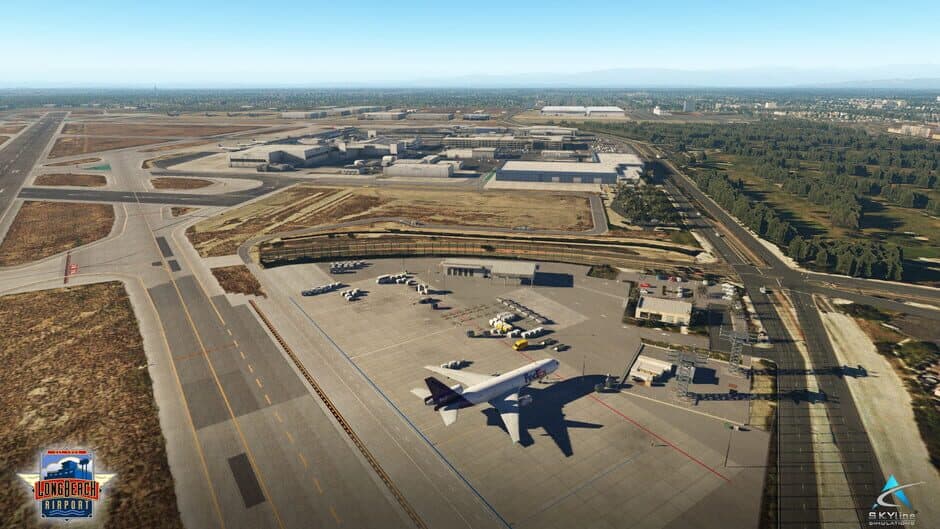 Скриншот 3 из X-Plane 11: Skyline Simulations - KLGB: Long Beach Airport XP