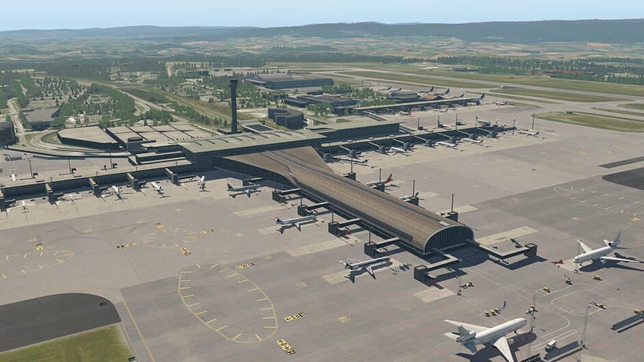 Скриншот 1 из X-Plane 11: Aerosoft Airport Oslo