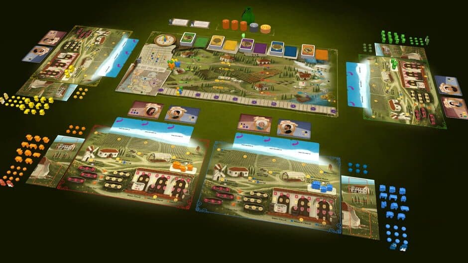 Скриншот 3 из Tabletopia: Tuscany - Essential Edition