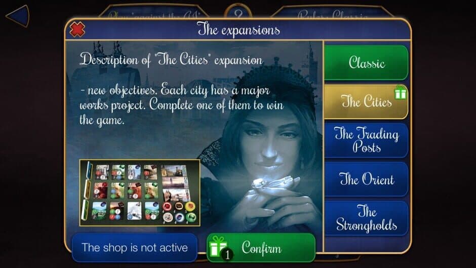 Скриншот 1 из Splendor: The Cities