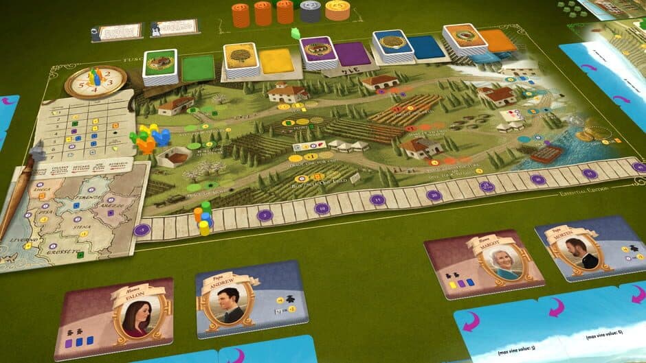 Скриншот 7 из Tabletopia: Tuscany - Essential Edition