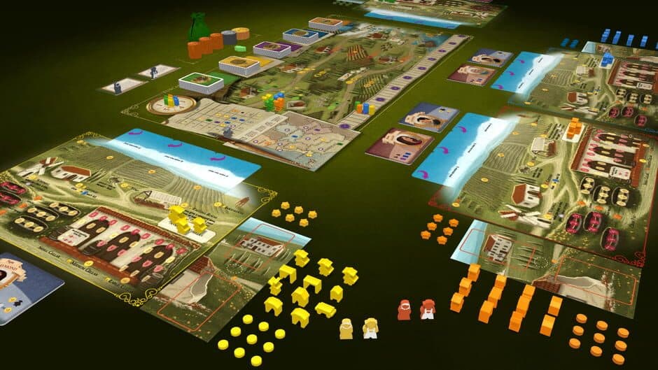 Скриншот 1 из Tabletopia: Tuscany - Essential Edition