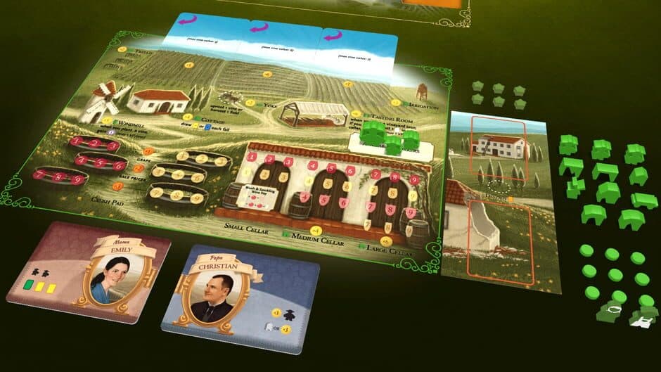 Скриншот 2 из Tabletopia: Tuscany - Essential Edition