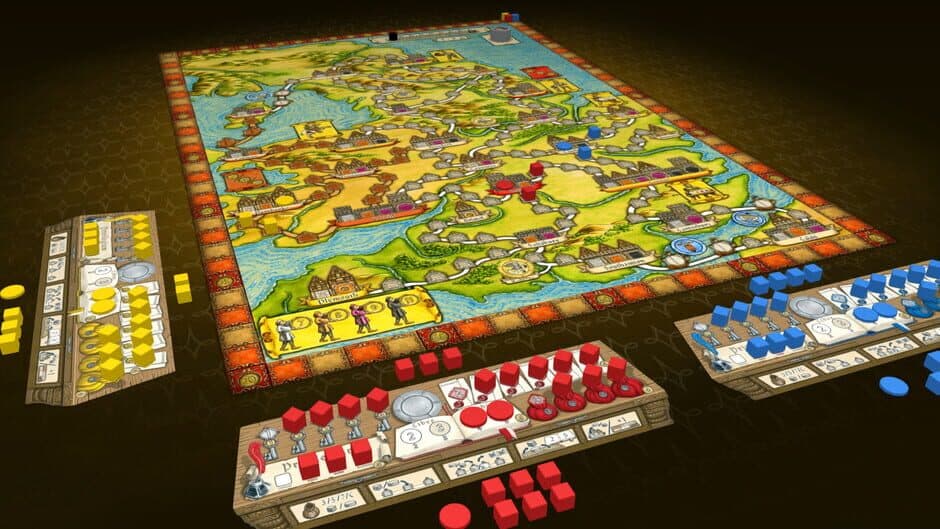 Скриншот 1 из Tabletopia: Hansa Teutonica + Expansions