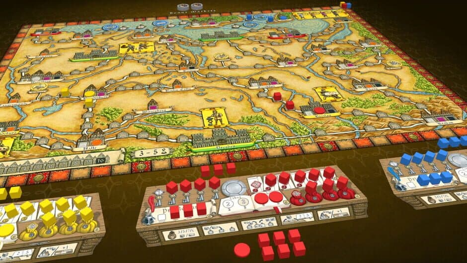 Скриншот 2 из Tabletopia: Hansa Teutonica + Expansions