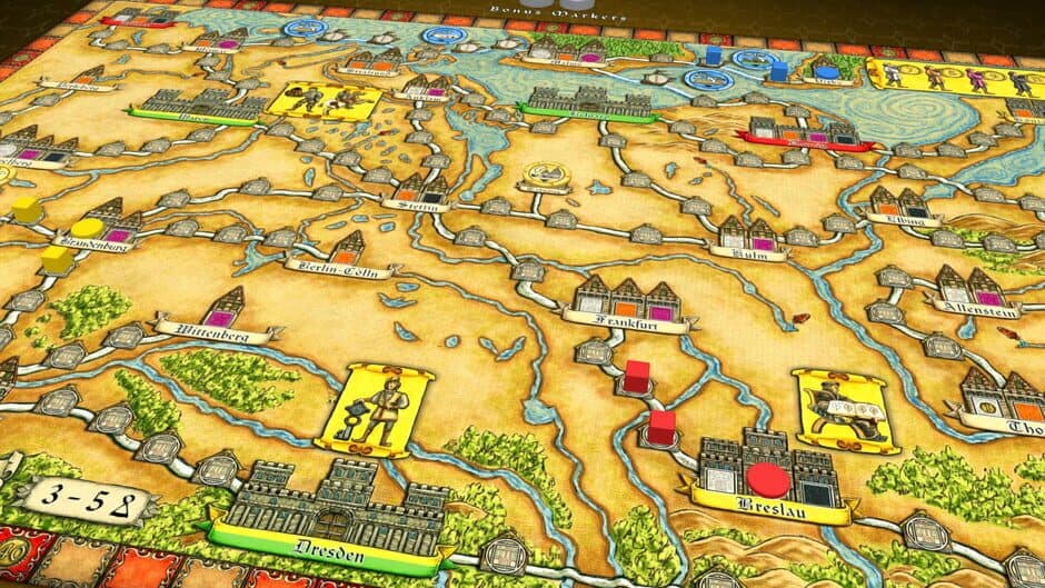 Скриншот 7 из Tabletopia: Hansa Teutonica + Expansions