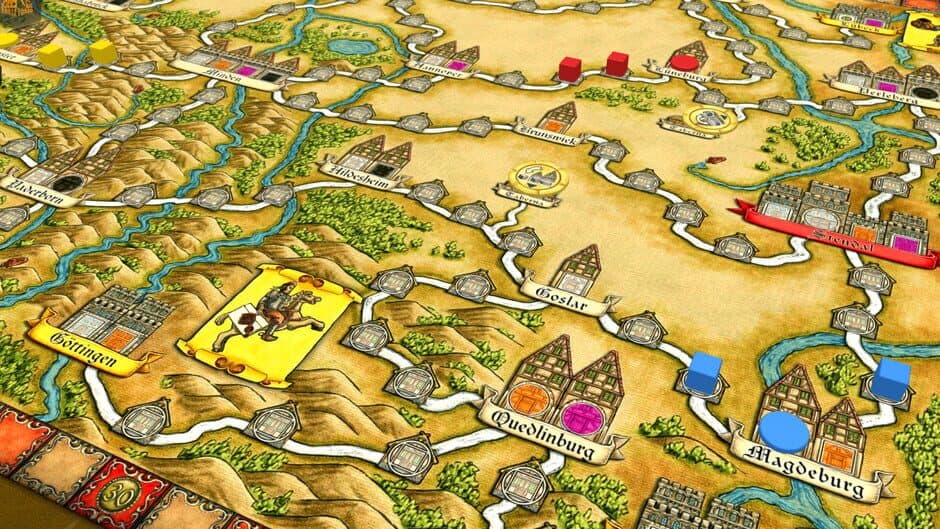 Скриншот 3 из Tabletopia: Hansa Teutonica + Expansions