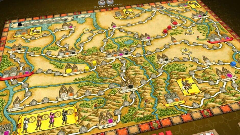 Скриншот 4 из Tabletopia: Hansa Teutonica + Expansions
