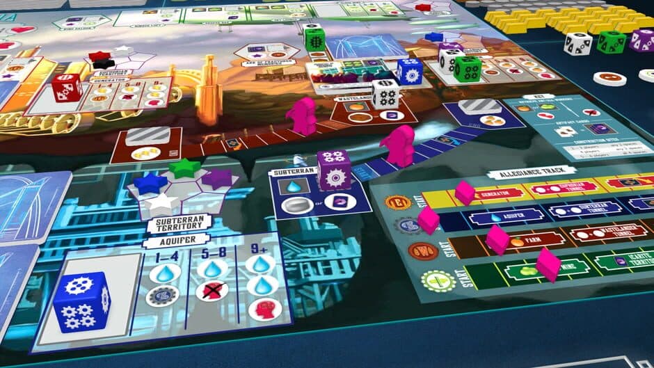 Скриншот 1 из Tabletopia: Euphoria - Build a Better Dystopia