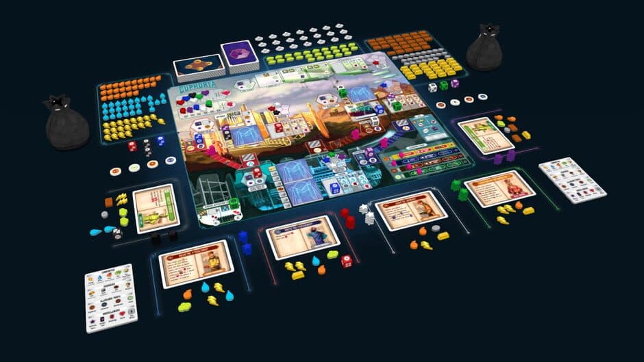 Скриншот 2 из Tabletopia: Euphoria - Build a Better Dystopia