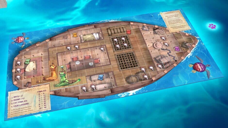 Скриншот 2 из Tabletopia: The Isle of Cats