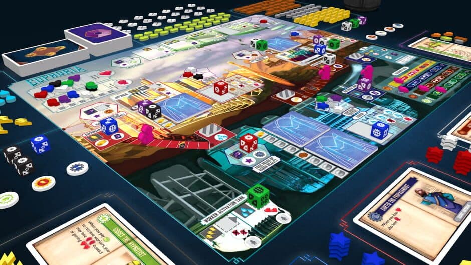 Скриншот 4 из Tabletopia: Euphoria - Build a Better Dystopia