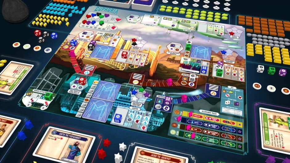 Скриншот 5 из Tabletopia: Euphoria - Build a Better Dystopia