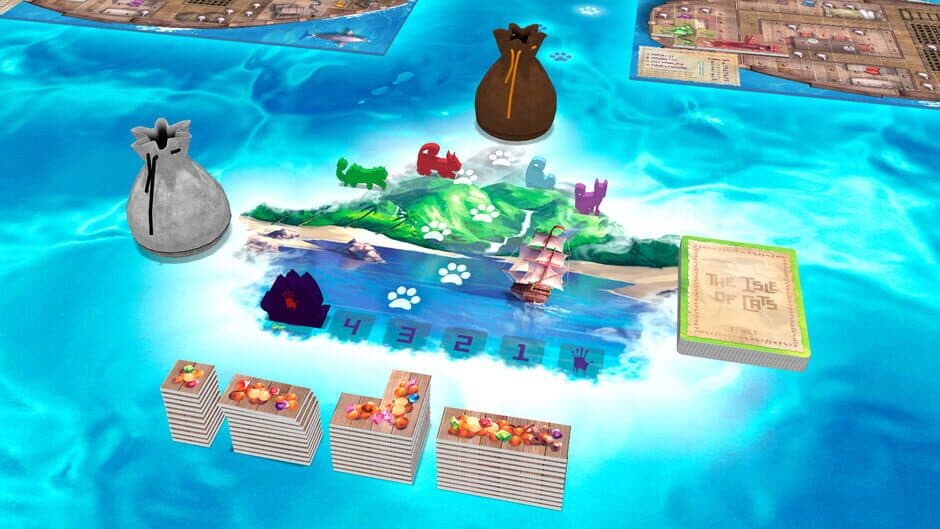 Скриншот 4 из Tabletopia: The Isle of Cats