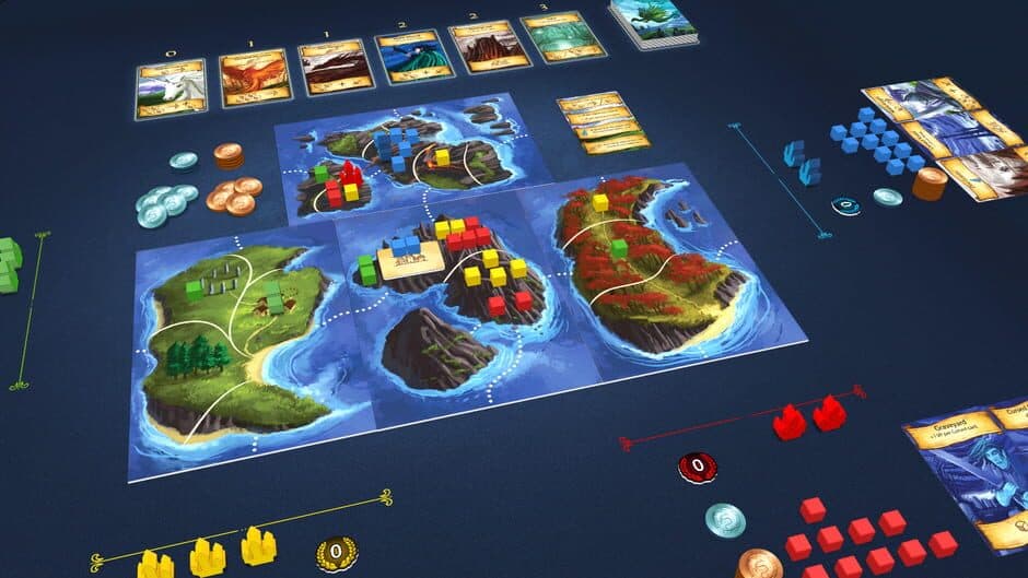 Скриншот 1 из Tabletopia: Eight-Minute Empire - Legends