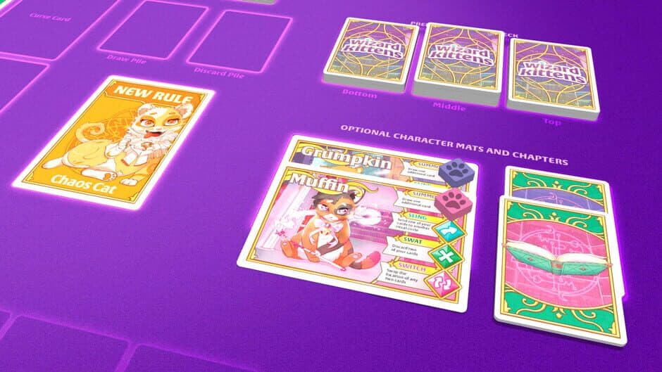 Скриншот 5 из Tabletopia: Wizard Kittens + Magical Monsters Expansion