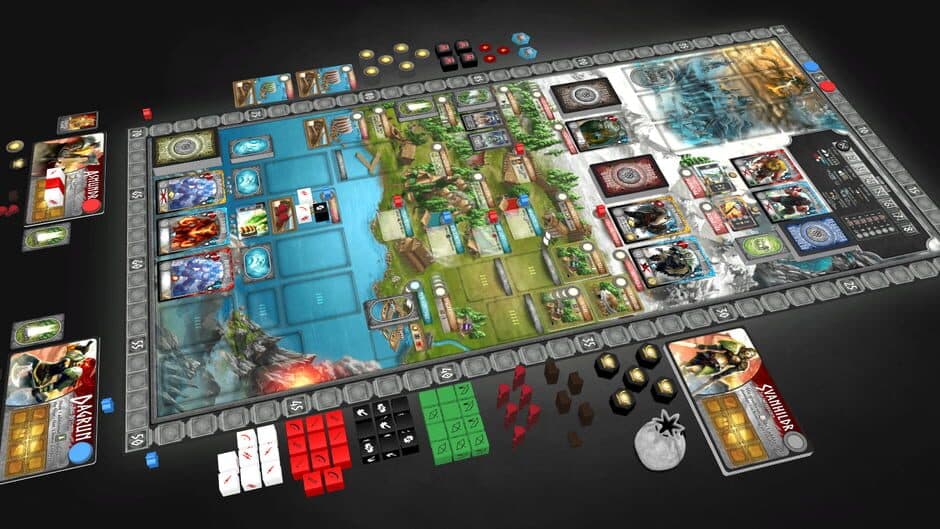 Скриншот 1 из Tabletopia: Champions of Midgard - The Dark Mountains